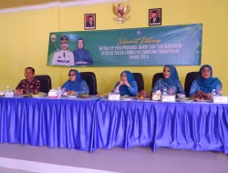 Ketua TP PKK Provinsi Jambi Lakukan Supervisi di Desa Teluk Jambu