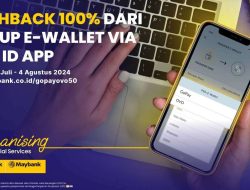 Nikmati Kemudahan Transaksi Non-Tunai dengan Cashback 100%!