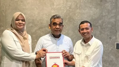 Hasil Survei Tinggi, Dilla-Muslimin Diusung Gerindra pada Pilbup Tanjabtim