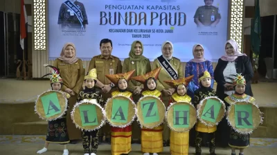 Pj Wali Kota Motivasi Bunda PAUD Jambi Tingkatkan Kapasitas Pendidikan Anak Usia Dini