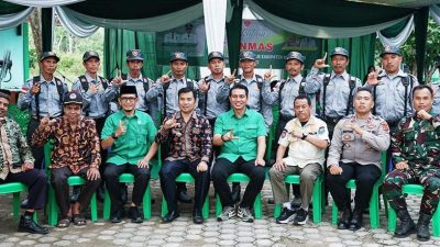 Pengukuhan dan Penutupan Satlinmas Maro Sebo Ilir, Bupati Tekankan Sinergi dengan TNI/Polri