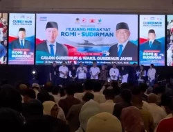 Ribuan Warga Hadiri Pengukuhan Pejuang Rakyat Romi-Sudirman, Romi: Komitmen untuk Jambi yang Merakyat