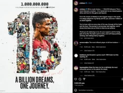 Cristiano Ronaldo Jadi Manusia Pertama Yang Miliki 1 Miliar Pengikut Di Sosial Media