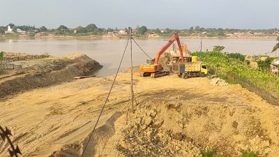 Stockpile Pasir Bikin Resah, Warga Teluk Kenali Protes