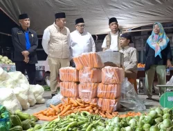 Ketua Barisan Wong Kito Dampingi Pasangan Rahman-Guntur Sosialisasi ke Pasar Talang Gulo