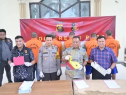 Polda Jambi Tangkap 5 Pelaku Ilegal Drilling di Batanghari