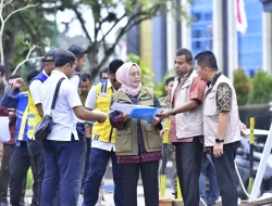 Pj Wali Kota Jambi Tinjau Langsung Proyek Penanganan Banjir