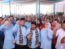Tontawi-Harris Menuju Pilkada Sarolangun: Lautan Manusia Mengiringi Pendaftaran ke KPUD