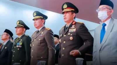 Kapolda Hadiri Rapat Paripurna Pengucapan Sumpah/Janji Anggota DPRD Provinsi Jambi Masa Jabatan 2024-2029