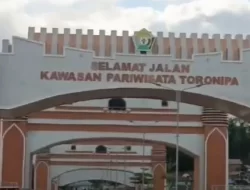 Telan Biaya 32 Miliar, Gapura Wisata Pantai Toronipa Sultra Ternyata Terbuat dari Triplek Kopong