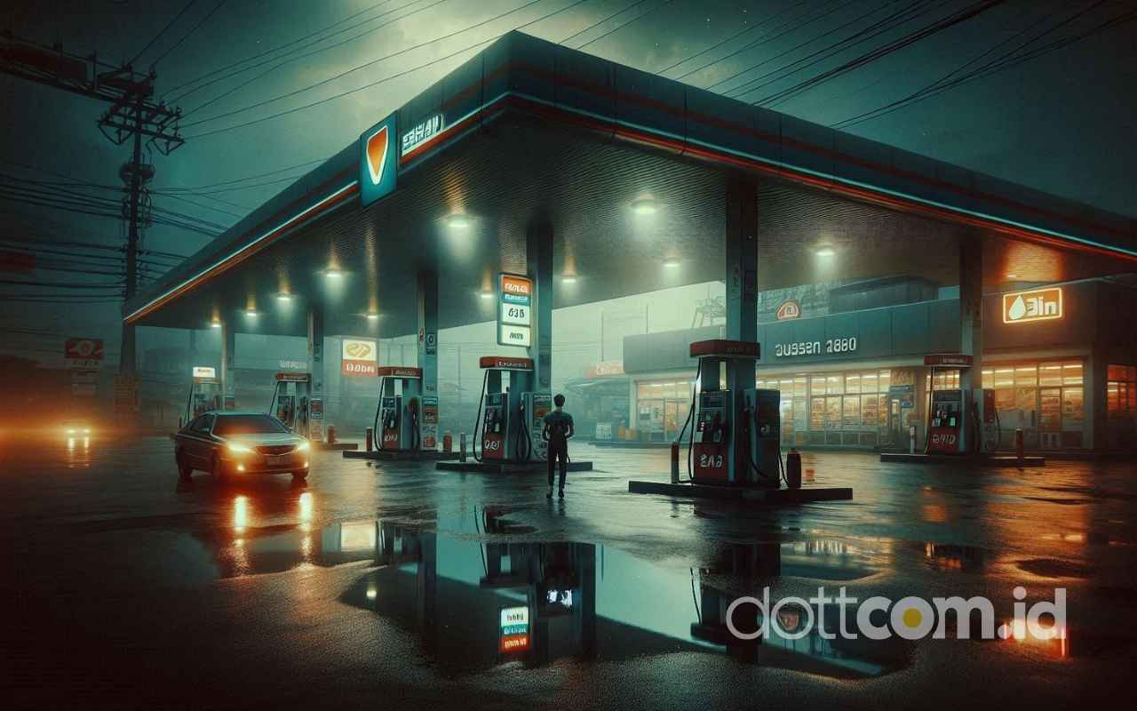 suasana pom bensin _ dottcom