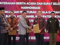 Pjs. Bupati Tanjabbar Dukung Penuh Harmonisasi Peraturan Daerah