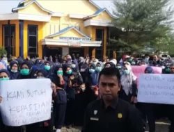 Ratusan Tenaga Honorer RSUD Raden Mattaher Gelar Aksi Protes, Tuntut Status dan Transparansi