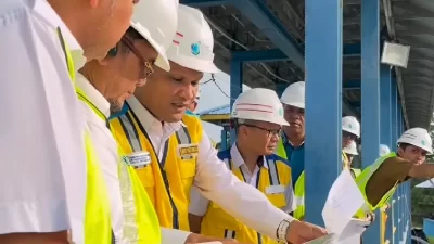 Wakil Ketua DPRD Provinsi Jambi Tinjau Lokasi Longsor di Intake PDAM Perumda Tirta Mayang