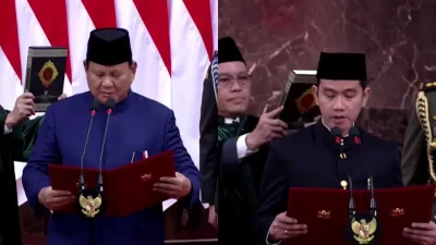 Prabowo-Gibran Resmi Jadi Presiden RI ke-8 dan Wapres ke-14