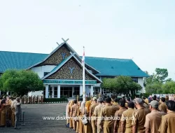 Apel Gabungan Rutin Pemkab Batanghari dan Penyerahan Hadiah Lomba HUT RI Ke-79