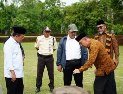 Gubernur Al Haris Dampingi Menteri Bappenas Tinjau Proyek Candi Muaro Jambi