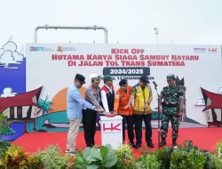 Hutama Karya Gelar Apel Siaga Nataru 2024 di Gerbang Tol Padang