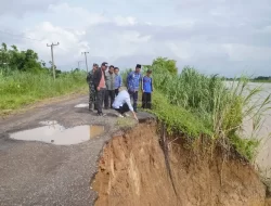 Pj Bupati Muaro Jambi Tinjau Jalan Putus di Desa Dusun Mudo