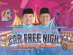 Meriahkan HUT Jambi, Akan Ada Car Free Night di Telanai
