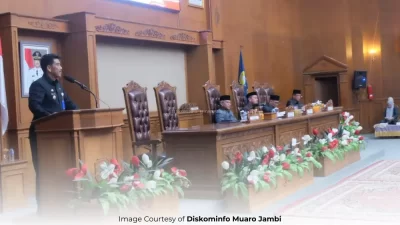 Pj Bupati Muaro Jambi Hadiri Paripurna Ranperda RTRW 2024-2044