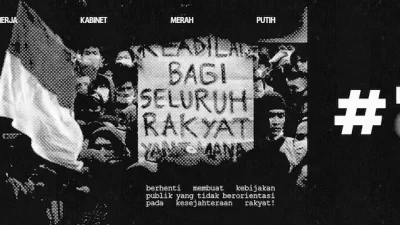 Mahasiswa Gelar Aksi ‘Indonesia Gelap’ Tolak Efisiensi Anggaran