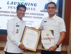 Pj. Bupati Muaro Jambi Launching Penyerahan DPA SKPD Tahun 2025