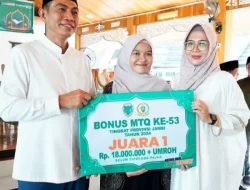 Bupati Batang Hari Peringati Nuzulul Qur’an dan Serahkan Bonus MTQ