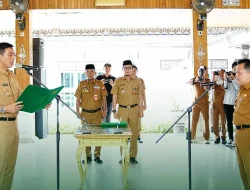 Bupati Batanghari Lantik Pj Sekda dan Buka Rakor Kepala Desa