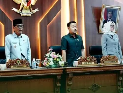 Wabup Bahktiar Hadiri Paripurna Jawaban Ranperda RT/RW 2025-2045