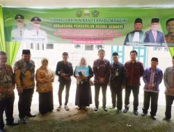 Wabup Junaidi Mahir Hadiri Sidang Isbat Nikah Terpadu di Talang Duku