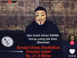 Heboh! Dugaan Korupsi Rp 21,8 Miliar di Dinas Pendidikan Jambi Dibeberkan Akun TikTok Ini