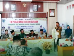 Pemkab Batang Hari Hadiri Penilaian Lomba Desa Tingkat Provinsi di Rantau Gedang