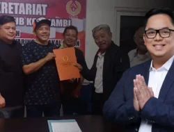 Guntur Muchtar Resmi Daftar Calon Ketum KONI Jambi