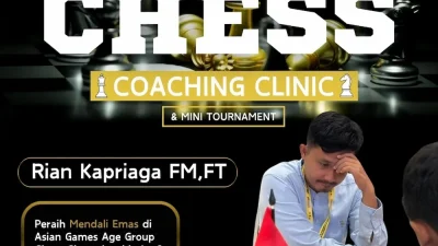 Pelatihan Catur Digelar di JBC, Sasar Pecatur Pemula hingga Menengah