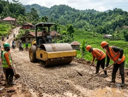 Sarolangun Percepat Konektivitas Desa Lewat Pengerasan Jalan