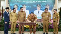 Muaro Jambi dan Muba Teken MoU, Fokus Percepatan Layanan Publik