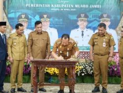 Muaro Jambi dan Muba Teken MoU, Fokus Percepatan Layanan Publik