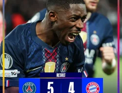 Semifinal Liga Champions: PSG Tekuk Bayern Lewat Duel Sengit 5-4