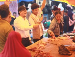 Ivan Wirata Pantau Harga Sembako Jelang Lebaran di Pasar Sengeti