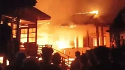 Kebakaran Hebat di Arab Melayu, Lima Rumah Hangus Dilalap Api