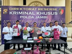 Polda Jambi Bongkar Penyalahgunaan Distribusi Gas Subsidi di Muaro Jambi