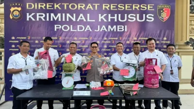 Polda Jambi Bongkar Penyalahgunaan Distribusi Gas Subsidi di Muaro Jambi
