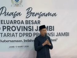 DPRD Jambi Gelar Bukber, Hafiz Fattah Sampaikan Pesan Idul Fitri