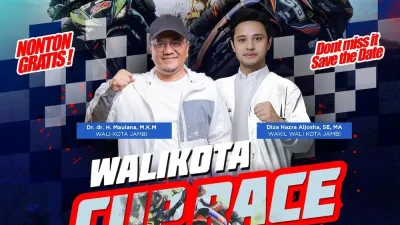 Wali Kota Jambi Cup Race 2026 Siap Digelar di Tugu Keris Siginjai