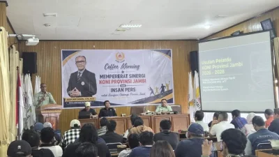 KONI Jambi Gandeng Pers dan Korporasi Wujudkan Kebangkitan Olahraga