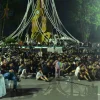 Nobar Piala Dunia Jambi Disambut Antusias, Ratusan Warga Padati Tugu Keris