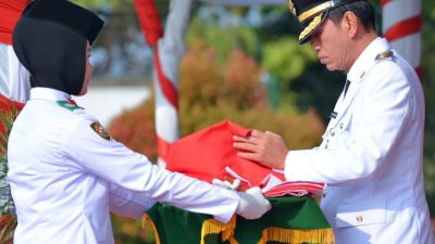 Fadhil Arief Pimpin Upacara HUT ke-81 Kemerdekaan RI di Batang Hari