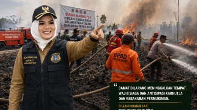 “Jangan Tinggalkan Wilayah!” Bupati Dillah Beri Instruksi Tegas ke Seluruh Camat Siaga Karhutla