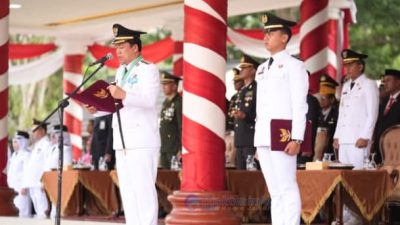 Upacara HUT ke-81 Kemerdekaan RI di Muaro Jambi Berlangsung Khidmat